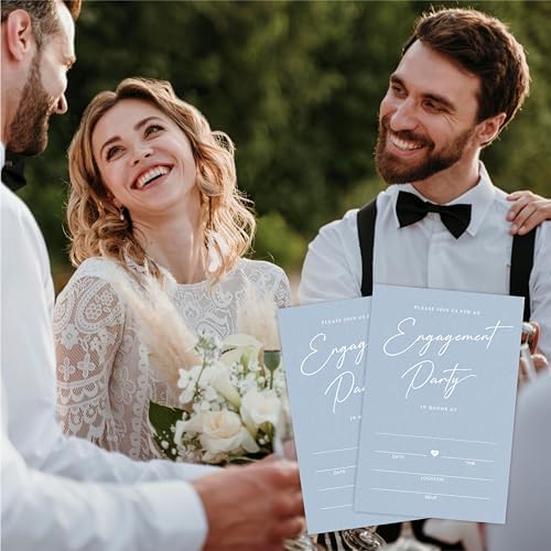 TPYEN 25 Engagement Party Invitations with Envelopes