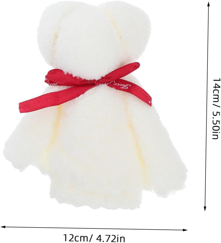 Bear Towel Keychain Set for Baptism and Graduation Favors