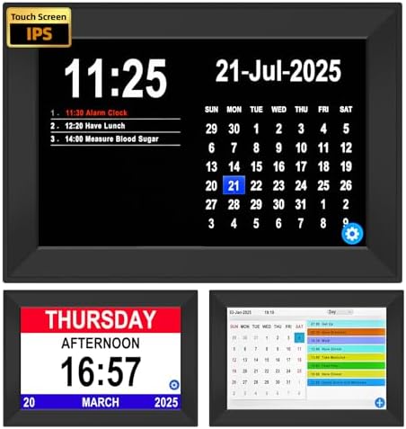 Bgift 10 Inch Touchscreen Alarm Clock for Seniors