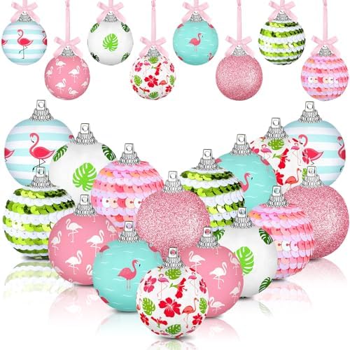Zeyune 16 Pcs Tropical Hanging Ornaments