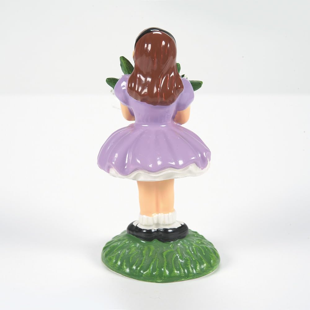 Department 56 Snow Village Easter Garden Shop and Girl Figurine Set