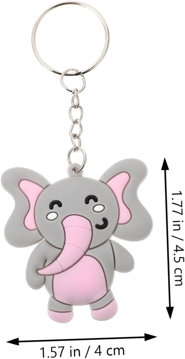 50pcs Cute Elephant Keychain Bag Pendant