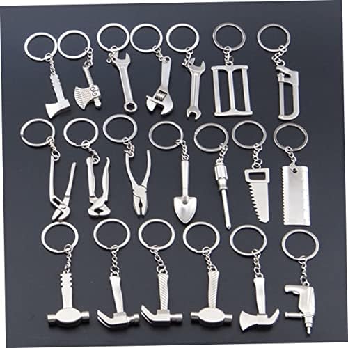 20pcs Creative Tool Keychain Pendants for Bags and Cars