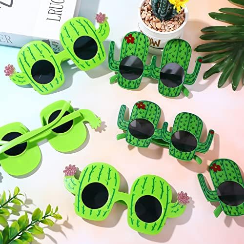 8 Pairs Cactus Mexican Theme Sunglasses for Fiesta Parties