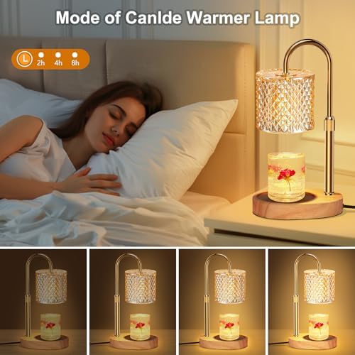 ZENLEA Candle Warmer Lamp with Timer and Dimmer