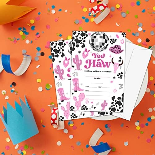 NYCTUG Cowgirl Birthday Party Invitation Cards