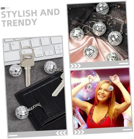 Disco Ball Keychain Party Favors Retro Decor