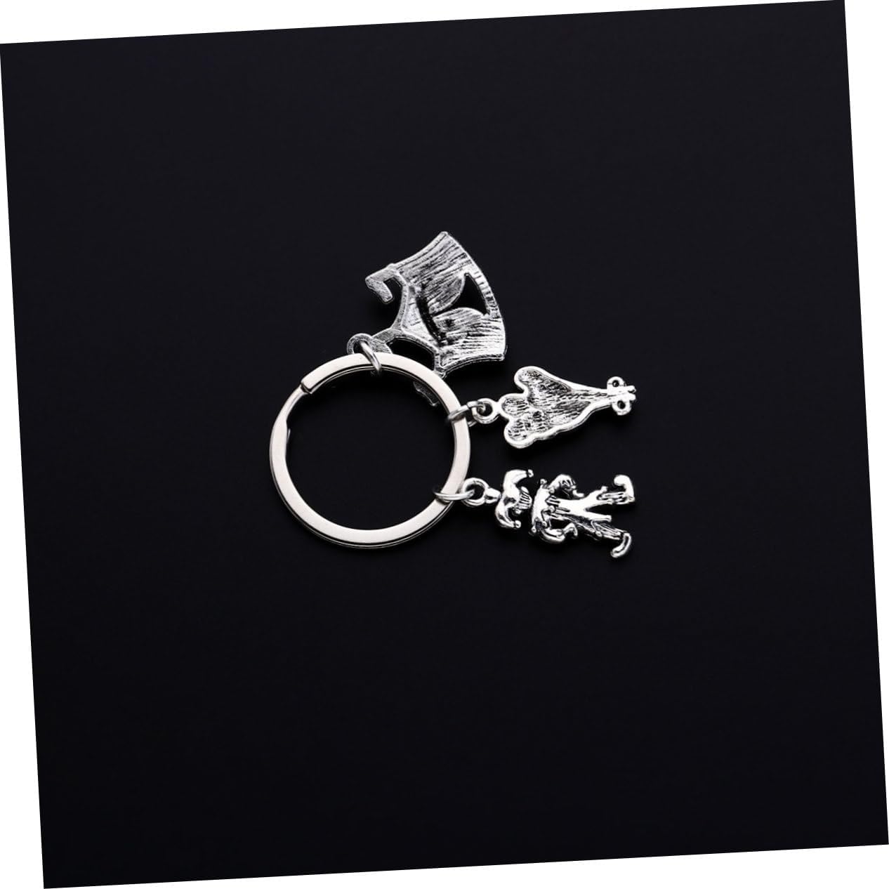 Circus Keychain with Plush Treasure Chest Design