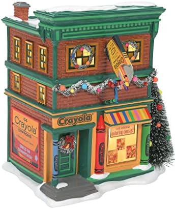Department 56 Snow Village Crayola Crayon Store Light Building