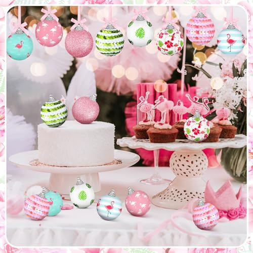 Zeyune 16 Pcs Tropical Hanging Ornaments