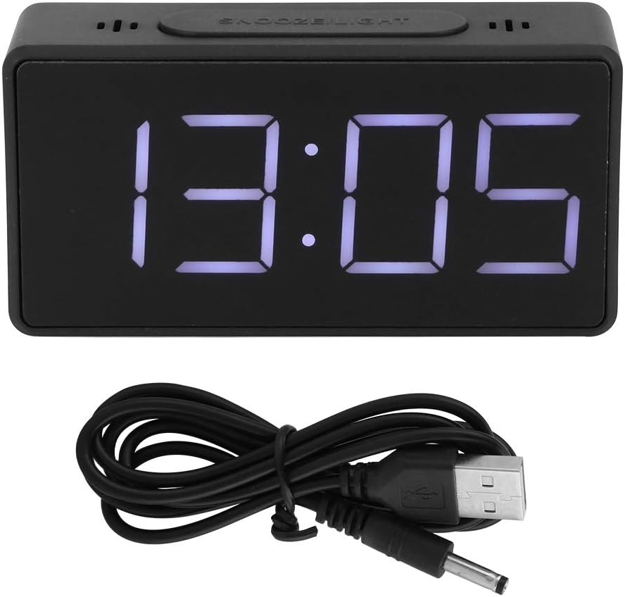 Alvinlite Digital Alarm Clock with USB Charging