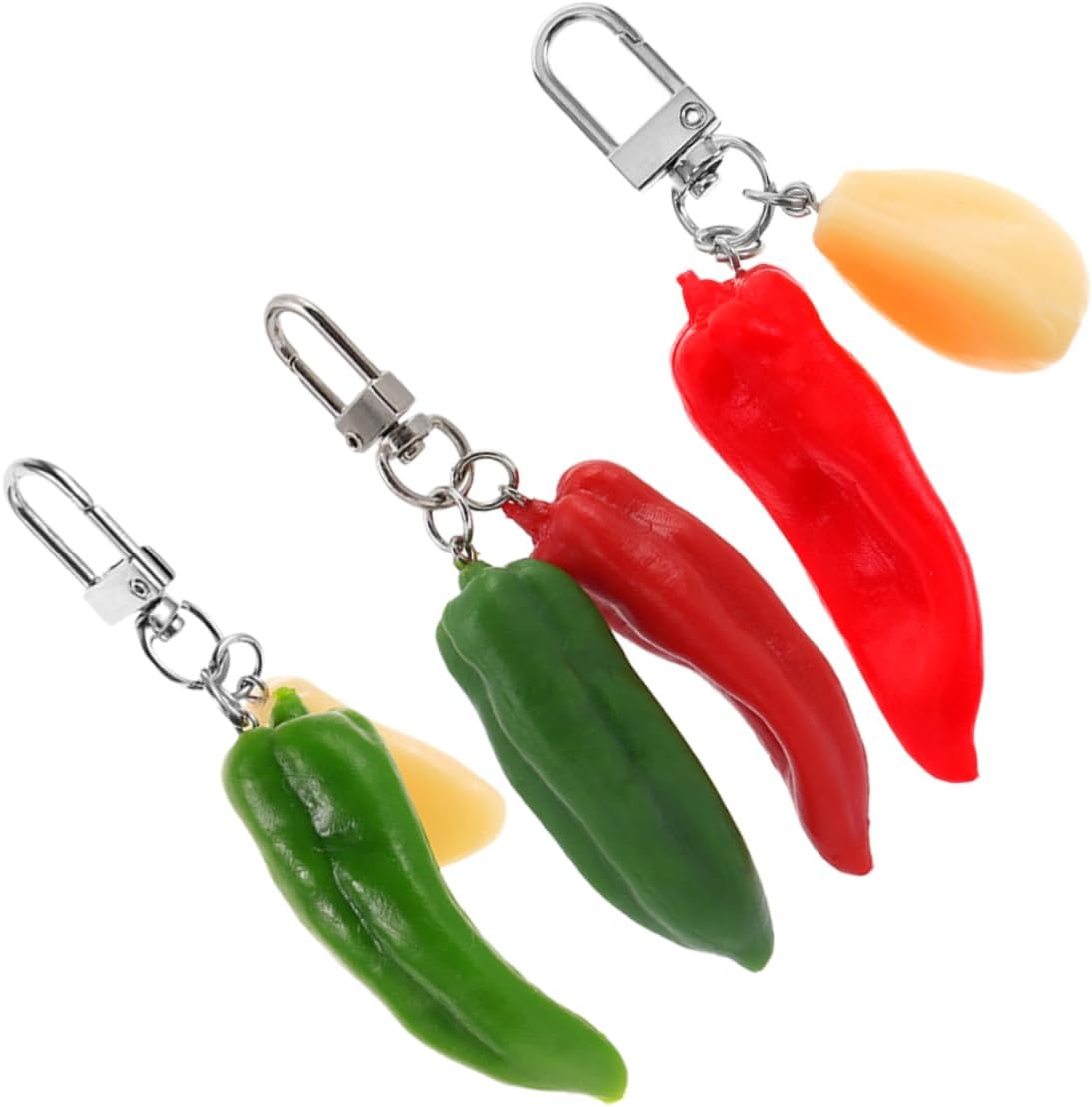 Chili Keychain Stylish Keychain for Car Keys and Bags