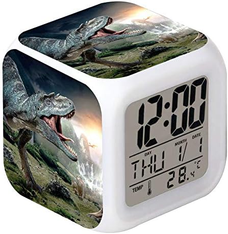LED Alarm Clock Dinosaur Tyrannosaurus Rex Design