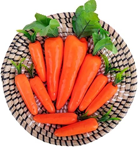 Wehhbtye 10PCS Artificial Carrots for Easter Decor