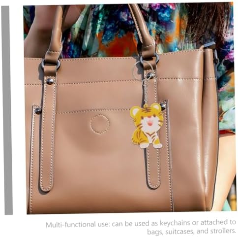Vaguelly 30 Piece Adorable Cartoon Tiger Keychains