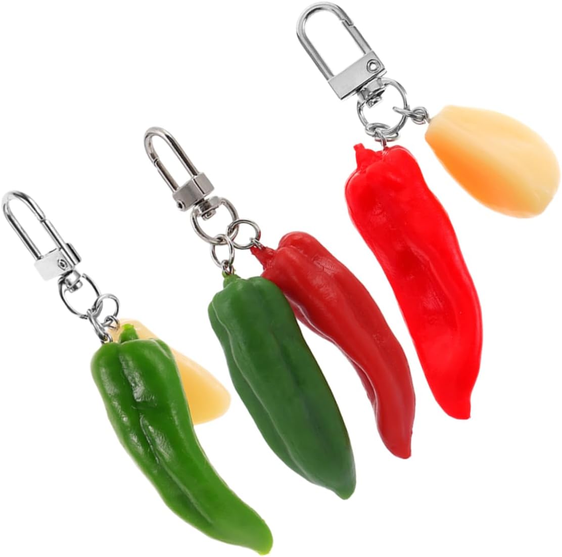 GALPADA Chili Keychain Key Ring for Car Keys