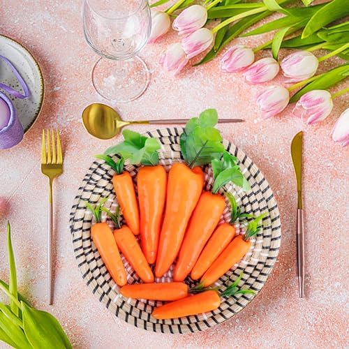 Wehhbtye 10PCS Artificial Carrots for Easter Decor