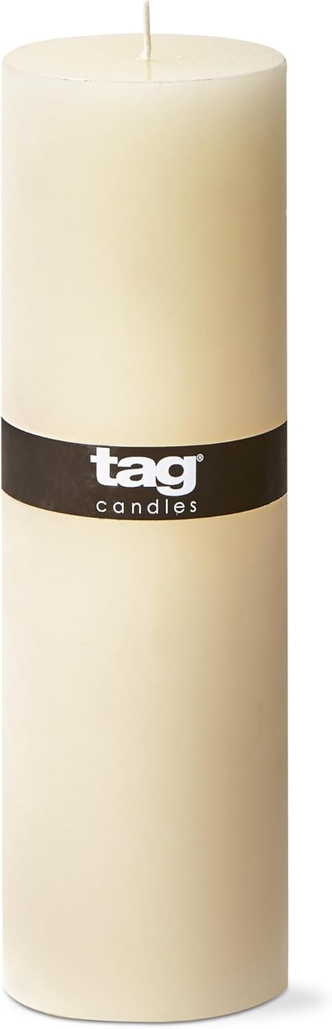 TAG Chapel 3X10 Ivory Pillar Candle