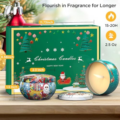 Primevolve Scented Candles 12 Pack Travel Tins