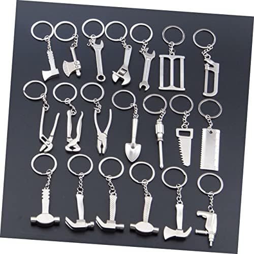 20Pcs Creative Tool Keychain DIY Decor Set