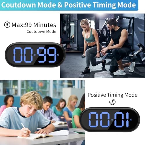 Oviouit Digital Clock with Dual Alarms and Timer