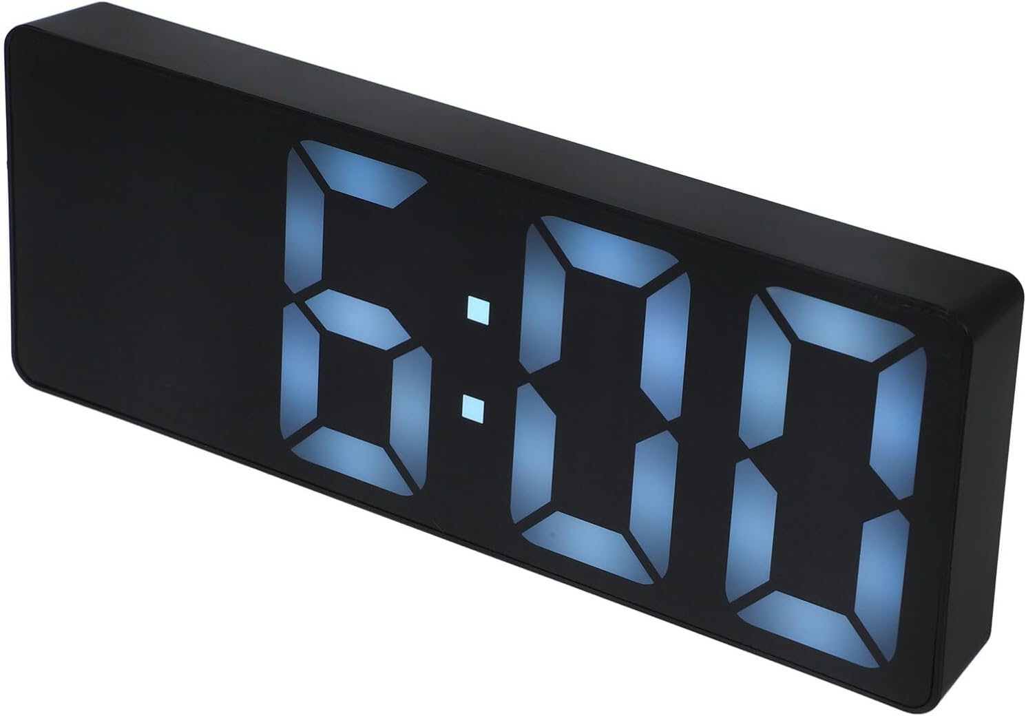 Luxshiny Digital Alarm Clock with Mirror Display