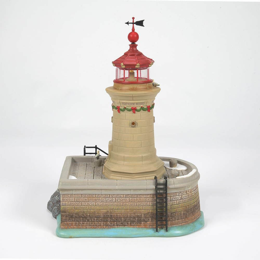 Department 56 Dickens Village Ramsgate Lighthouse Lighted Building