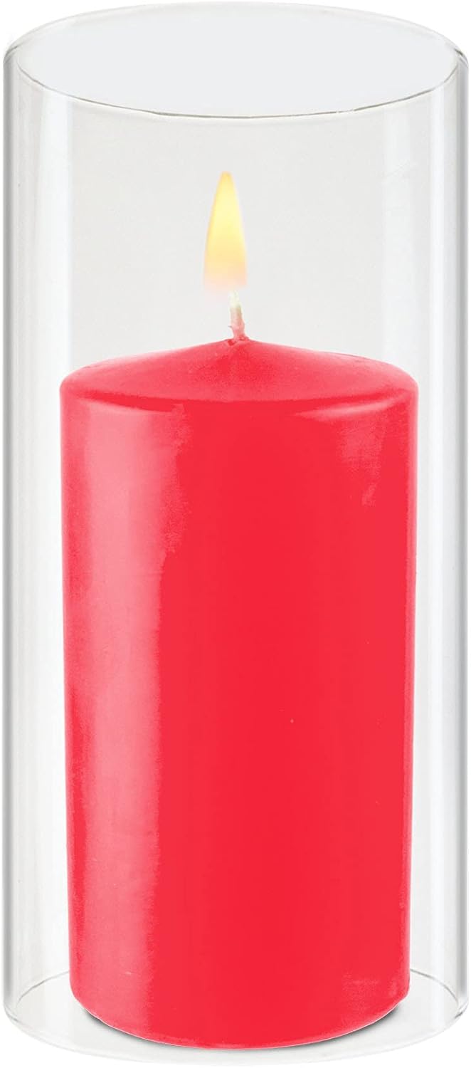 CYS EXCEL 3 6 Clear Hurricane Candle Holder