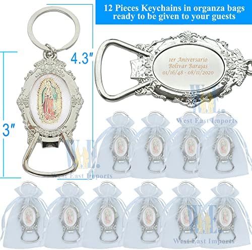 WE Personalized First Communion Keychain Favor 12 PCS