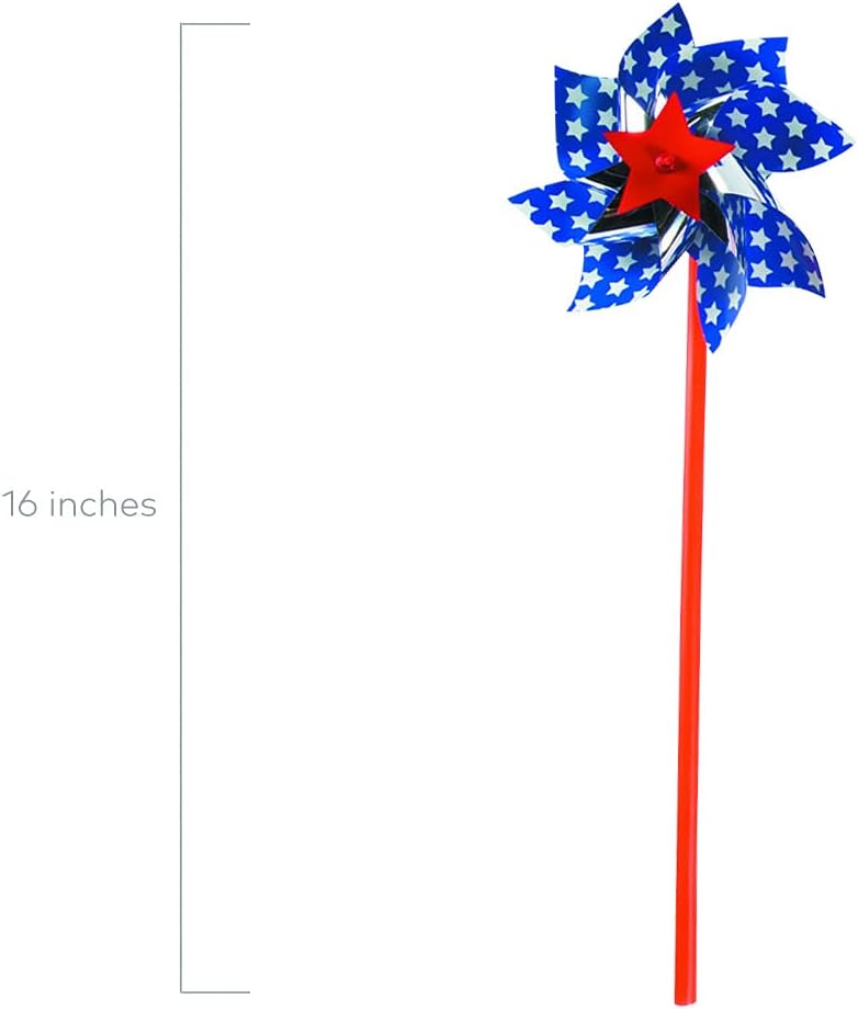 Fun Express Patriotic Pinwheels 36pk 11 Inch