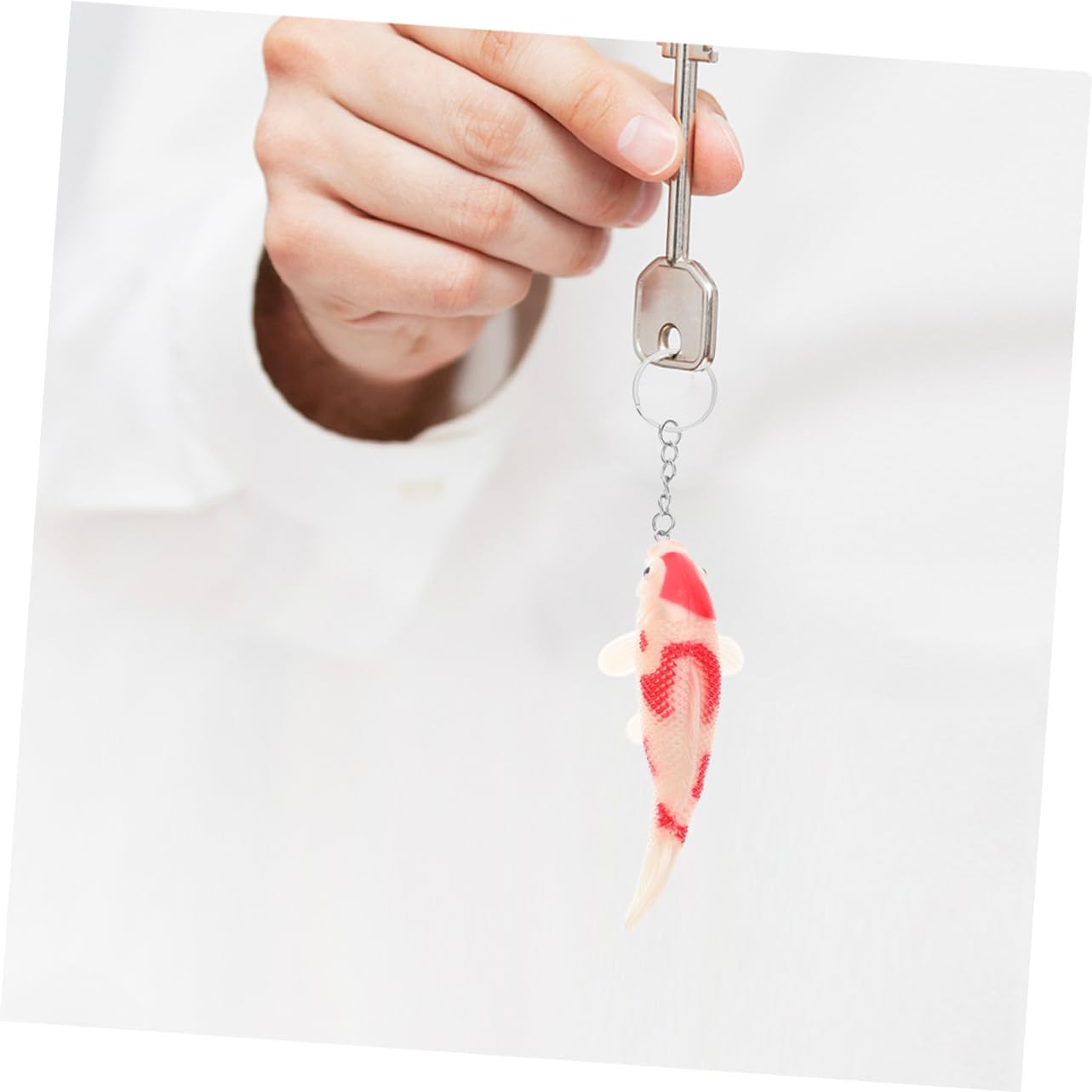 Zerodeko 8pcs Cute Fish Keychain Set