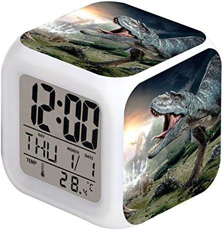 LED Alarm Clock Dinosaur Tyrannosaurus Rex Design