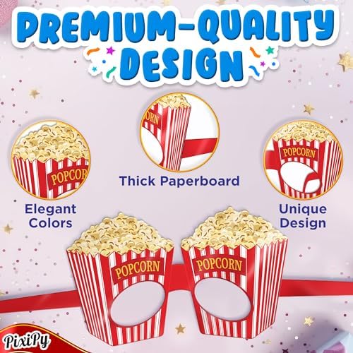 PixiPy Funny Paperboard Photo Booth Props - 30pc Hawaiian Theme