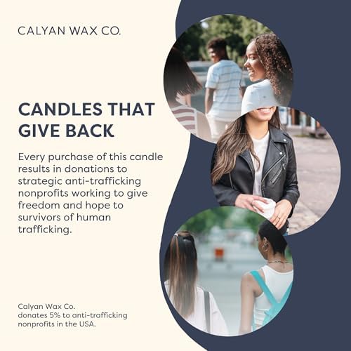 Calyan Wax Candle Mahogany Cashmere 75 Hour Burn
