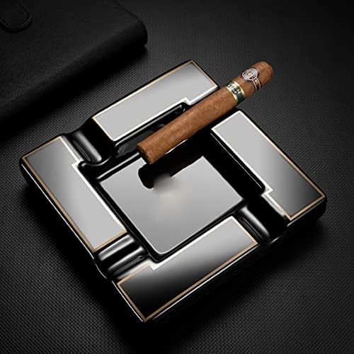 Seliau Large Ceramic Cigar Ashtray Black
