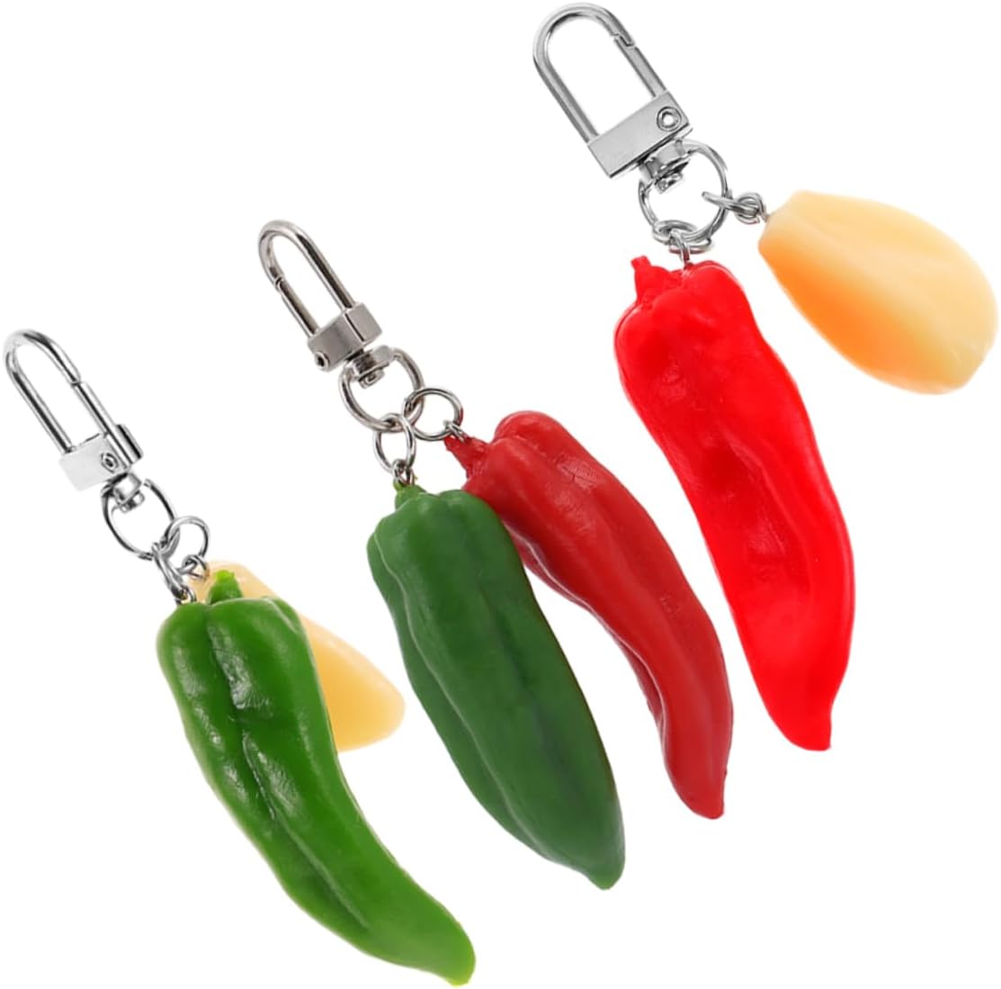 Chili Keychain Key Ring for Car Keys Fashion Decor