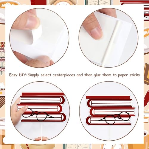 Sursurprise Book Club Photo Props Set of 24