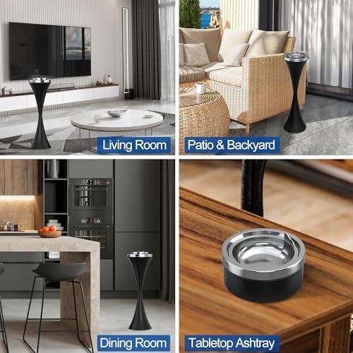 Reliancer Floor Standing Ashtray with Detachable Cigar Container