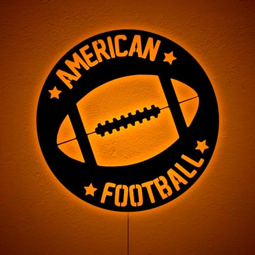 RGB Led Football Wall Art With 16 Colors
