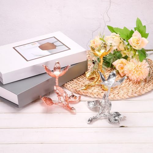 MECCANIXITY Alloy Crystal Ball Display Holder Luxury Egg Sphere Stand