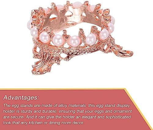 MECCANIXITY Rose Gold Crystal Ball Display Holder