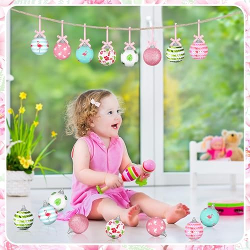 Zeyune 16 Pcs Tropical Hanging Ornaments