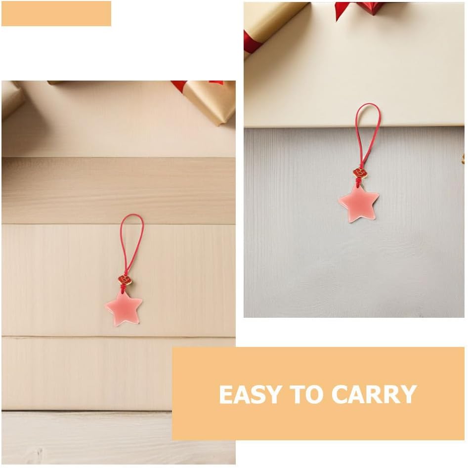 Lurrose 3pcs Glow In The Dark Phone Chain Keyrings