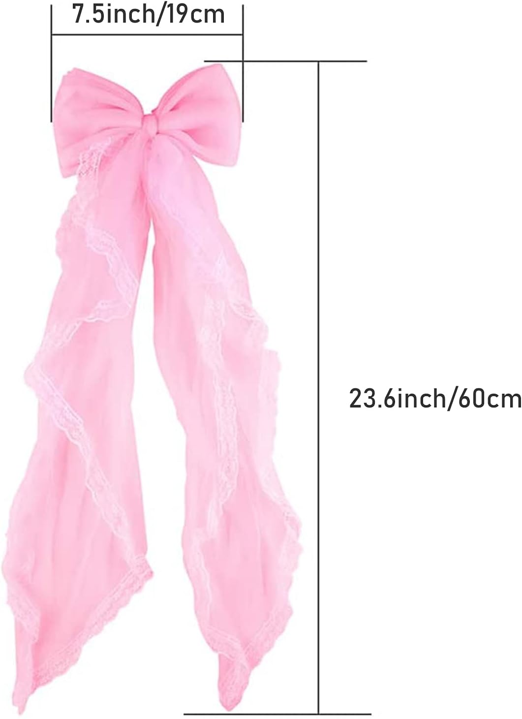 Turbokey Bowknot Curtain Tieback 2 Pcs Pink