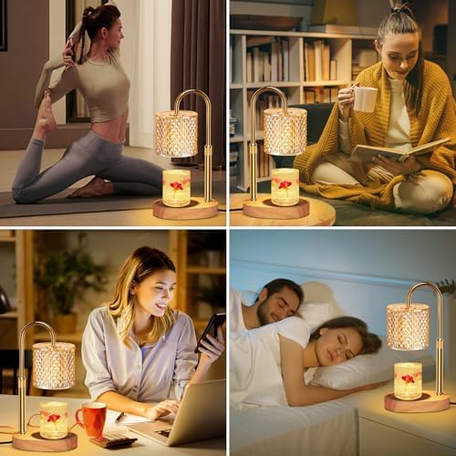 ZENLEA Candle Warmer Lamp with Timer and Dimmer