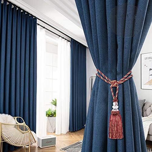 BEL AVENIR 4 Pack Crystal Curtain Tiebacks with Tassels