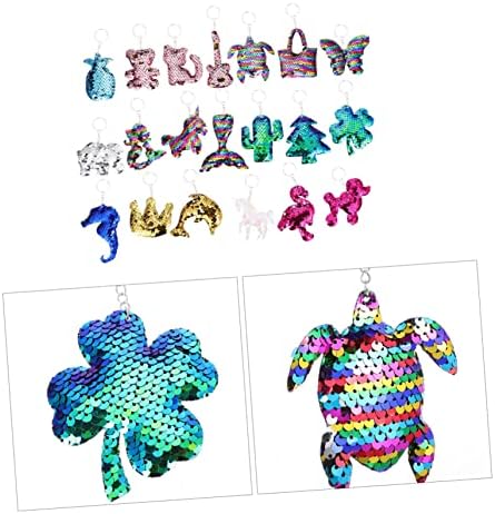 Cabilock Glitter Sequin Keychain for Car and Party Favors