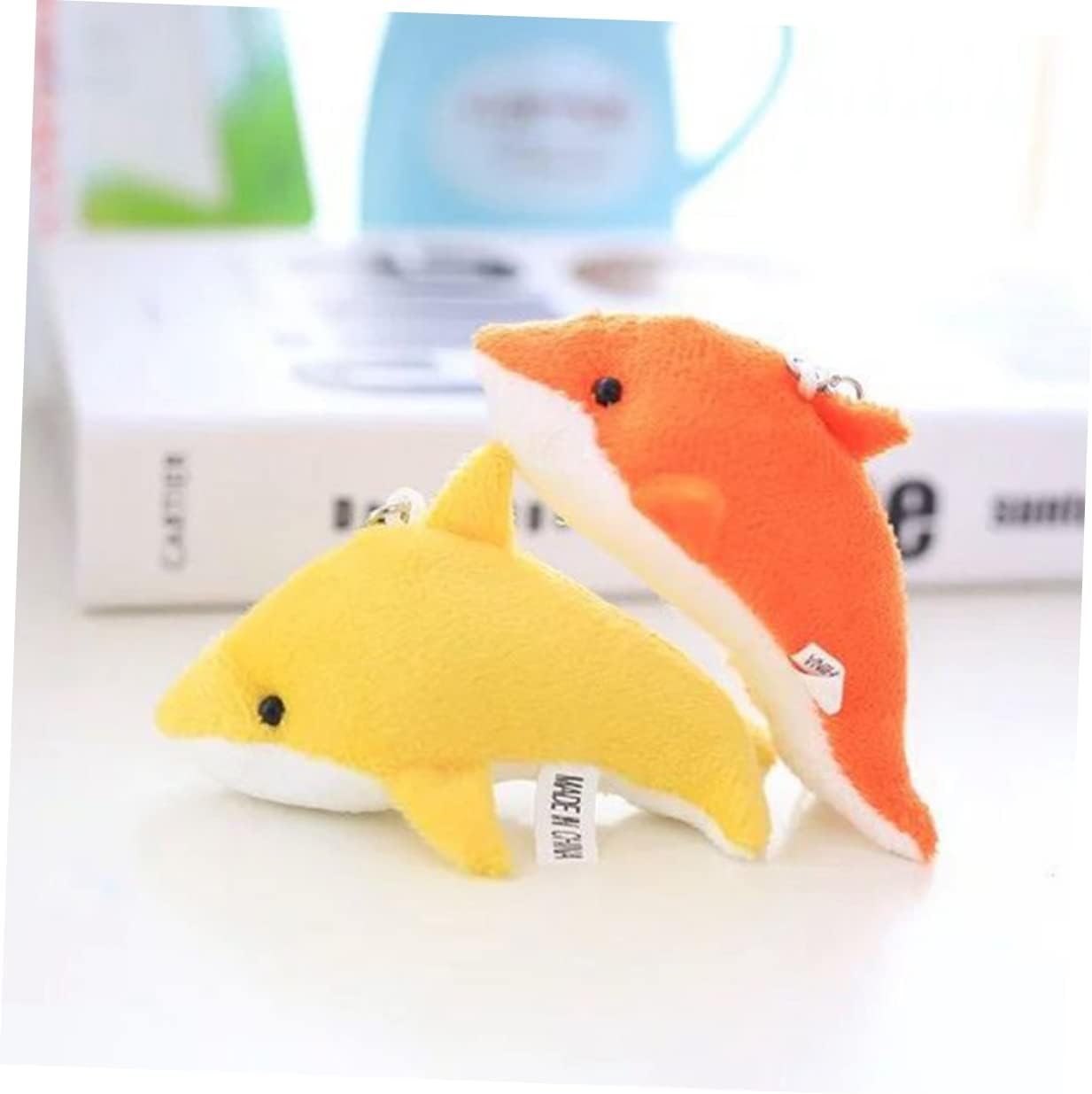 SOIMISS 25pcs Plush Keychain Mini Backpack Set