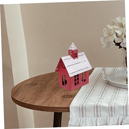 Cute Christmas Village House Candle Holder for Home Decor