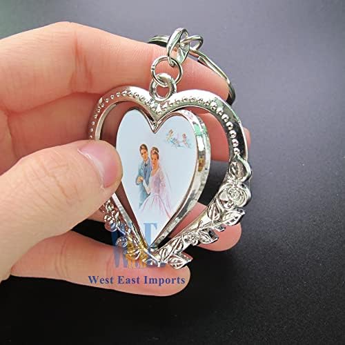 Naisian Personalized Wedding Keychain Favor Set